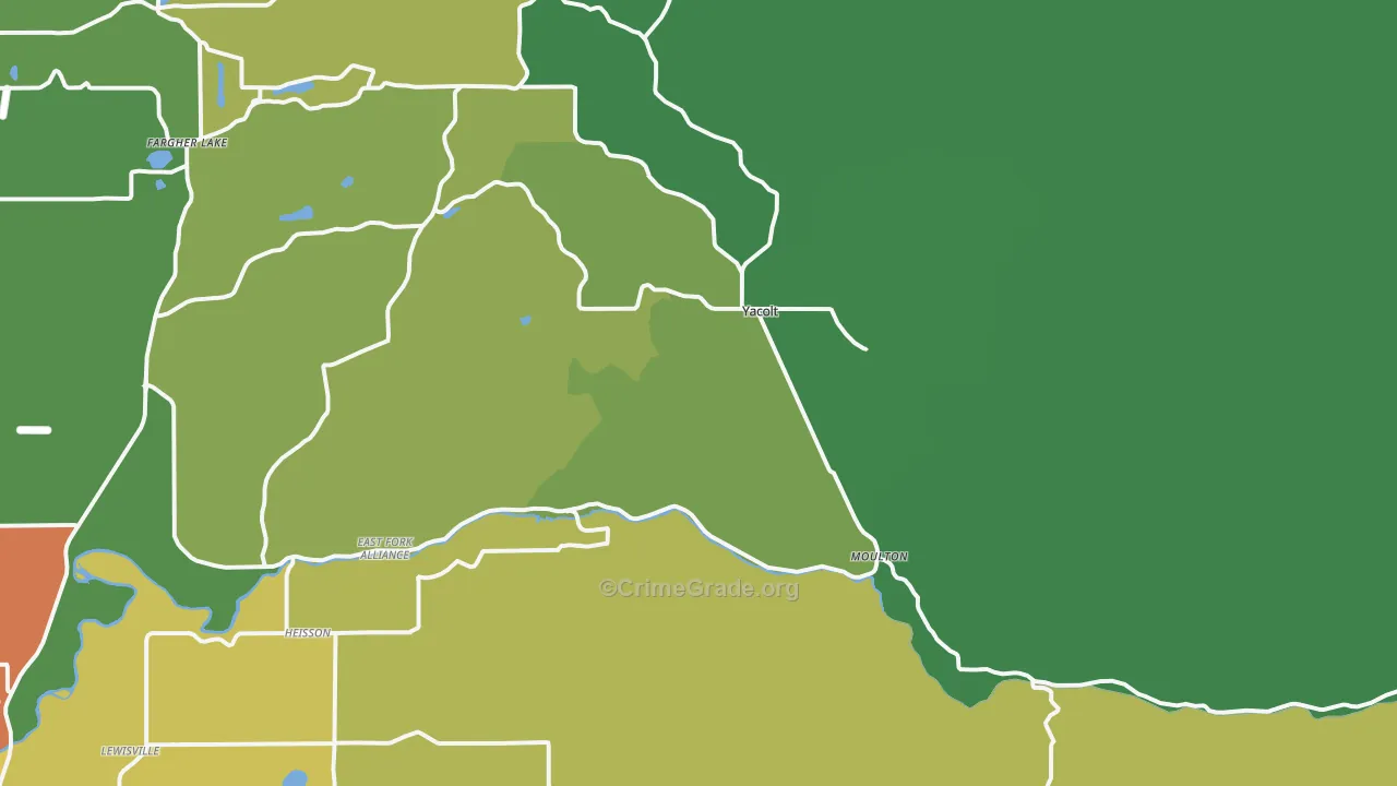 98675, WA Map of Theft Rates