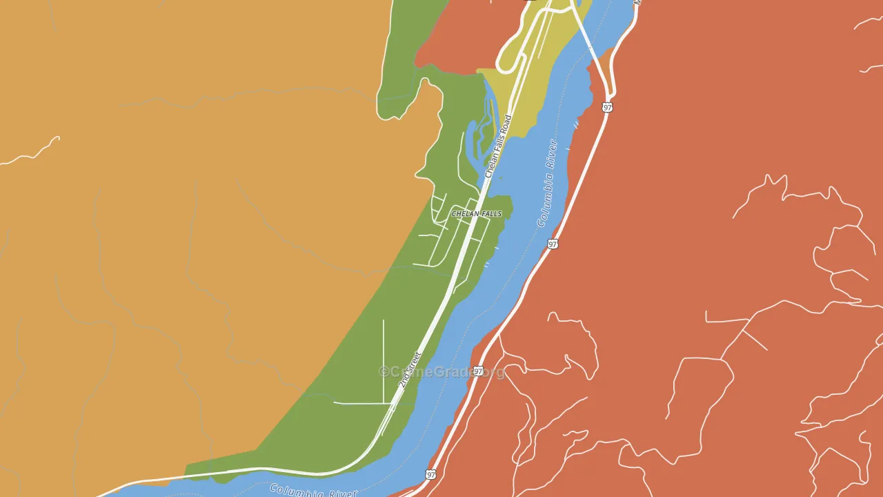 98817, WA Map of Theft Rates