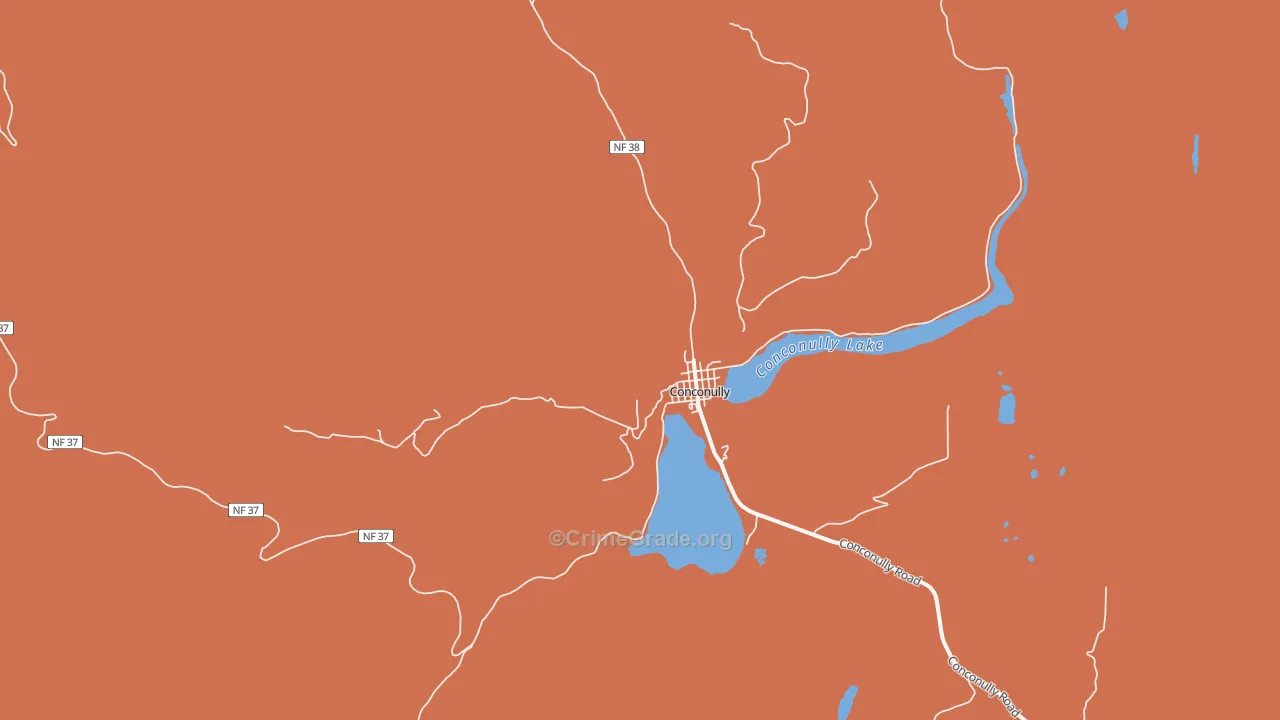 98819, WA Map of Theft Rates
