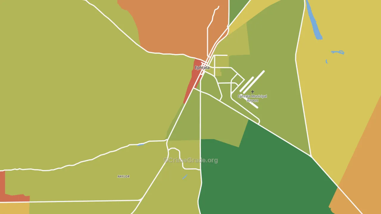98823, WA Map of Theft Rates