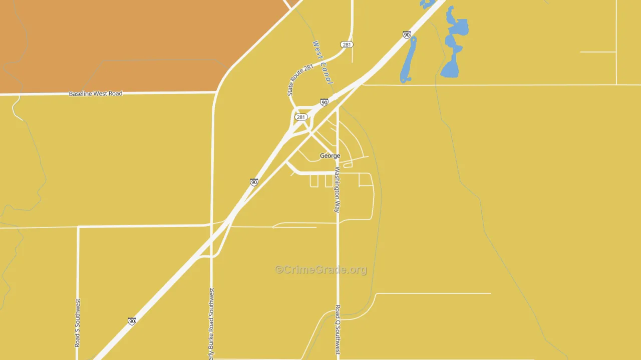 98824, WA Map of Theft Rates