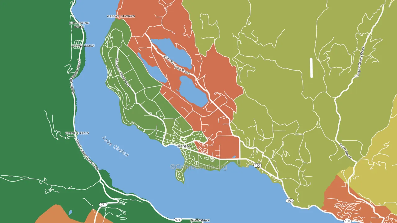98831, WA Map of Theft Rates