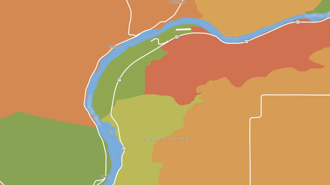 98843, WA Map of Theft Rates