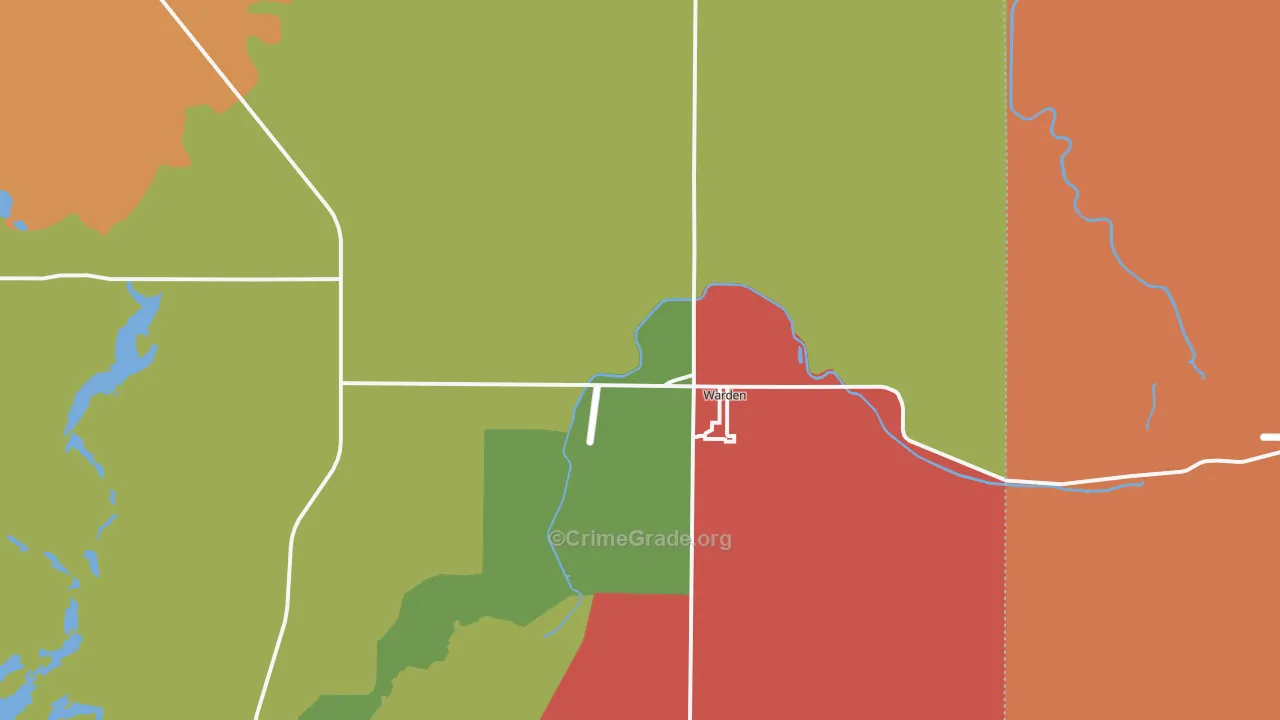 98857, WA Map of Theft Rates