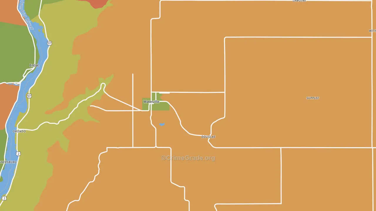 98858, WA Map of Theft Rates