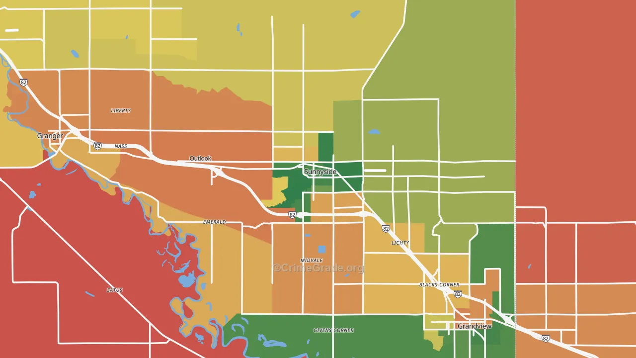 98944, WA Map of Theft Rates