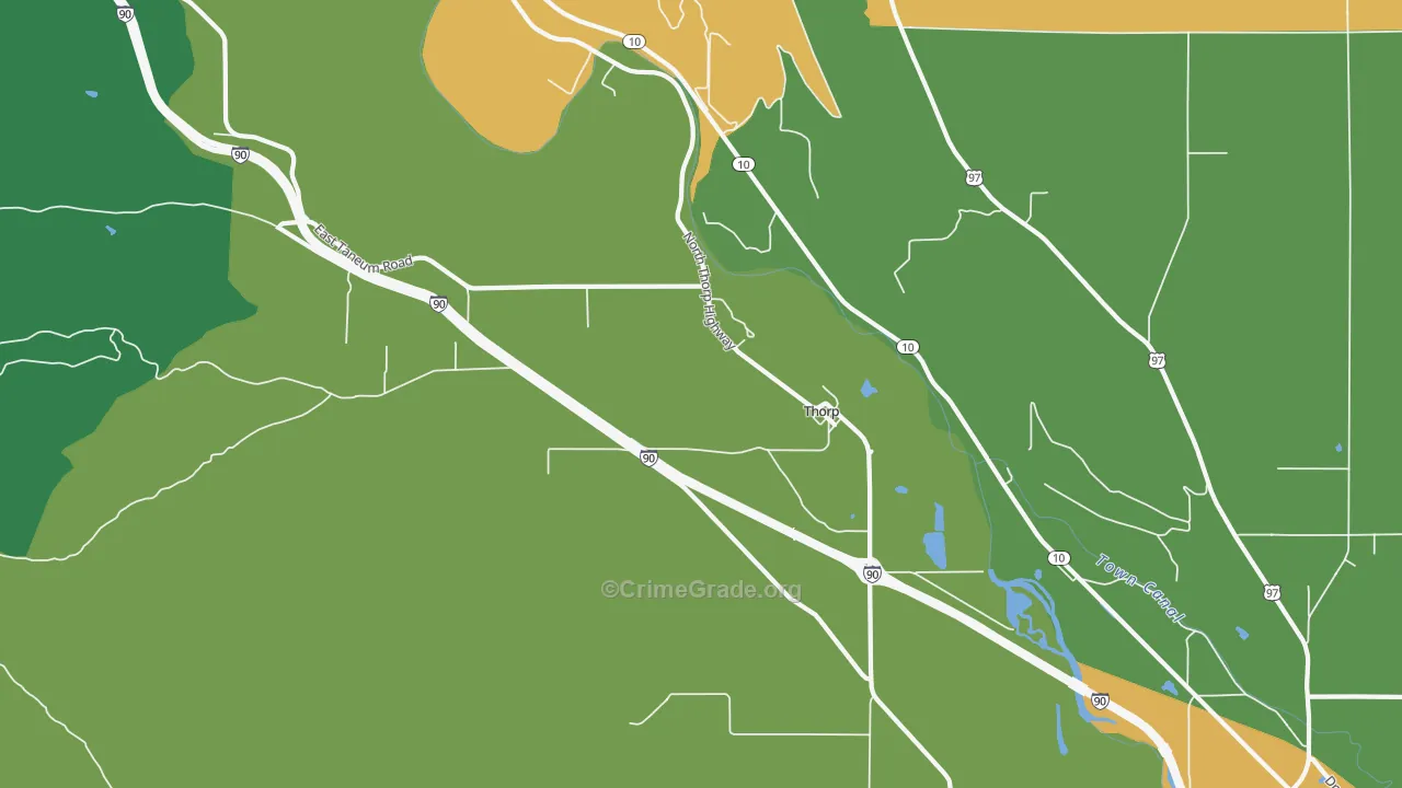 98946, WA Map of Theft Rates
