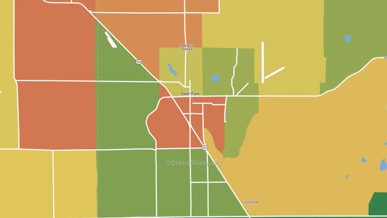 99006, WA Map of Theft Rates