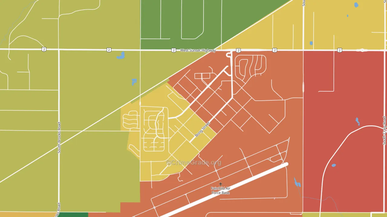 99011, WA Map of Theft Rates