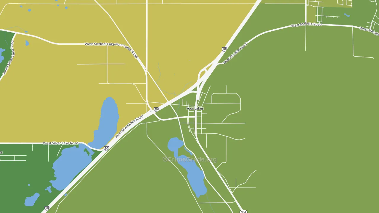 99014, WA Map of Theft Rates