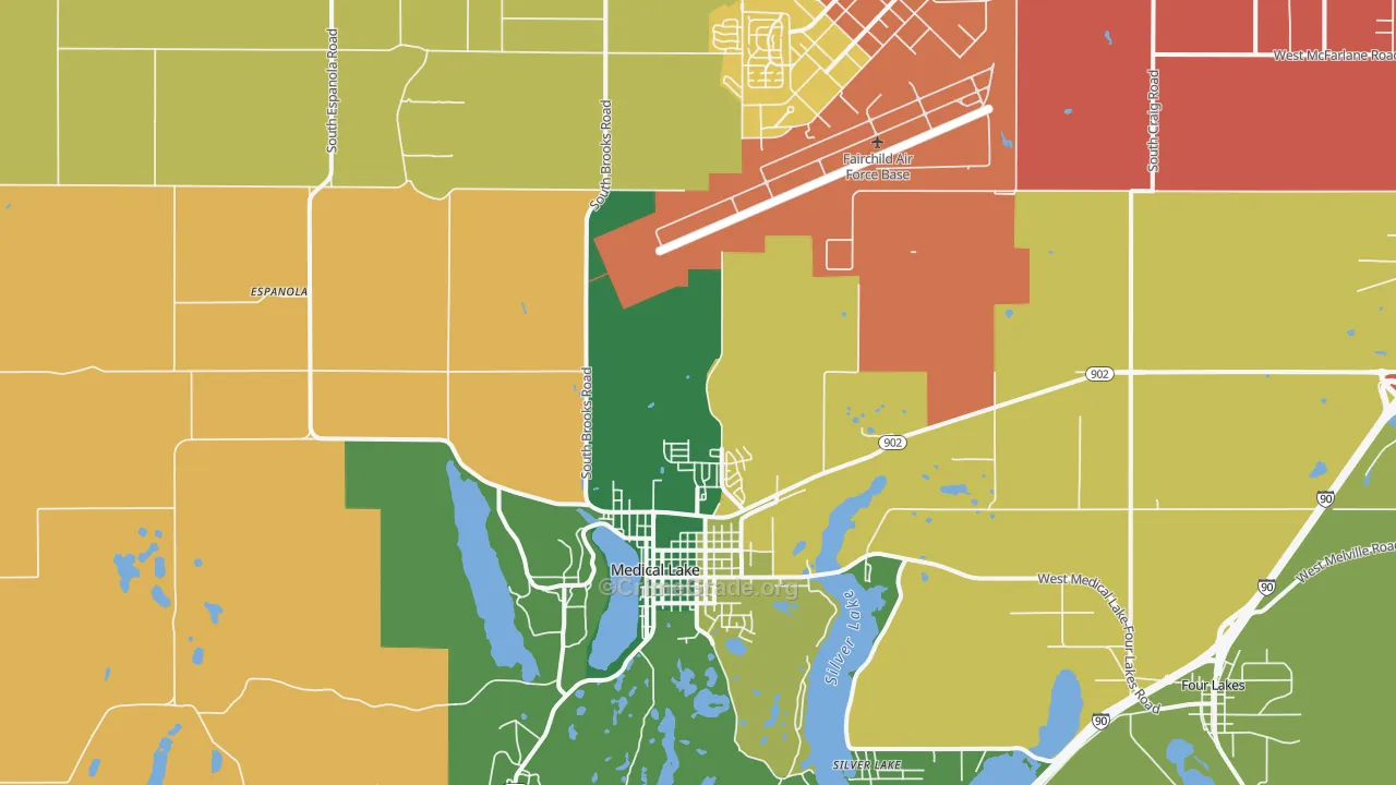 99022, WA Map of Theft Rates