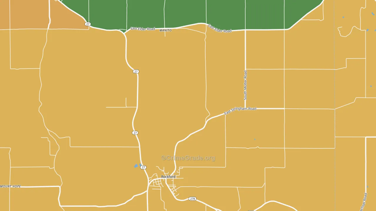 99030, WA Map of Theft Rates