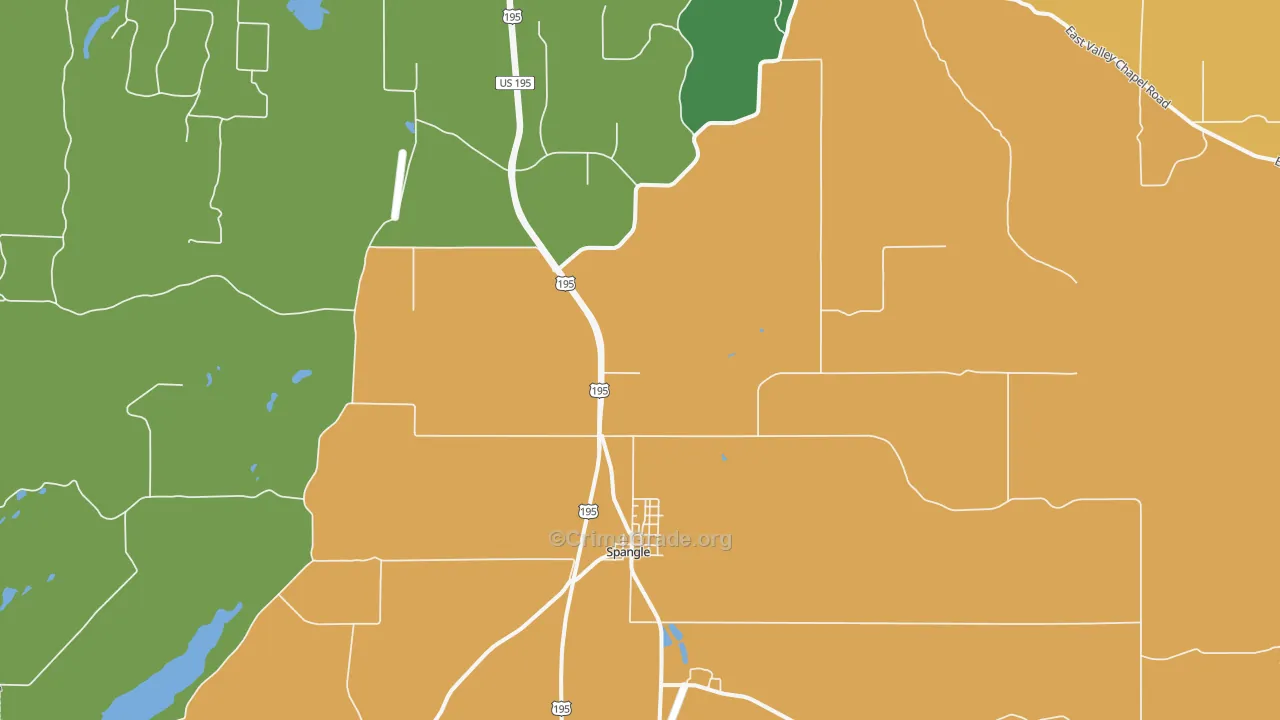 99031, WA Map of Theft Rates
