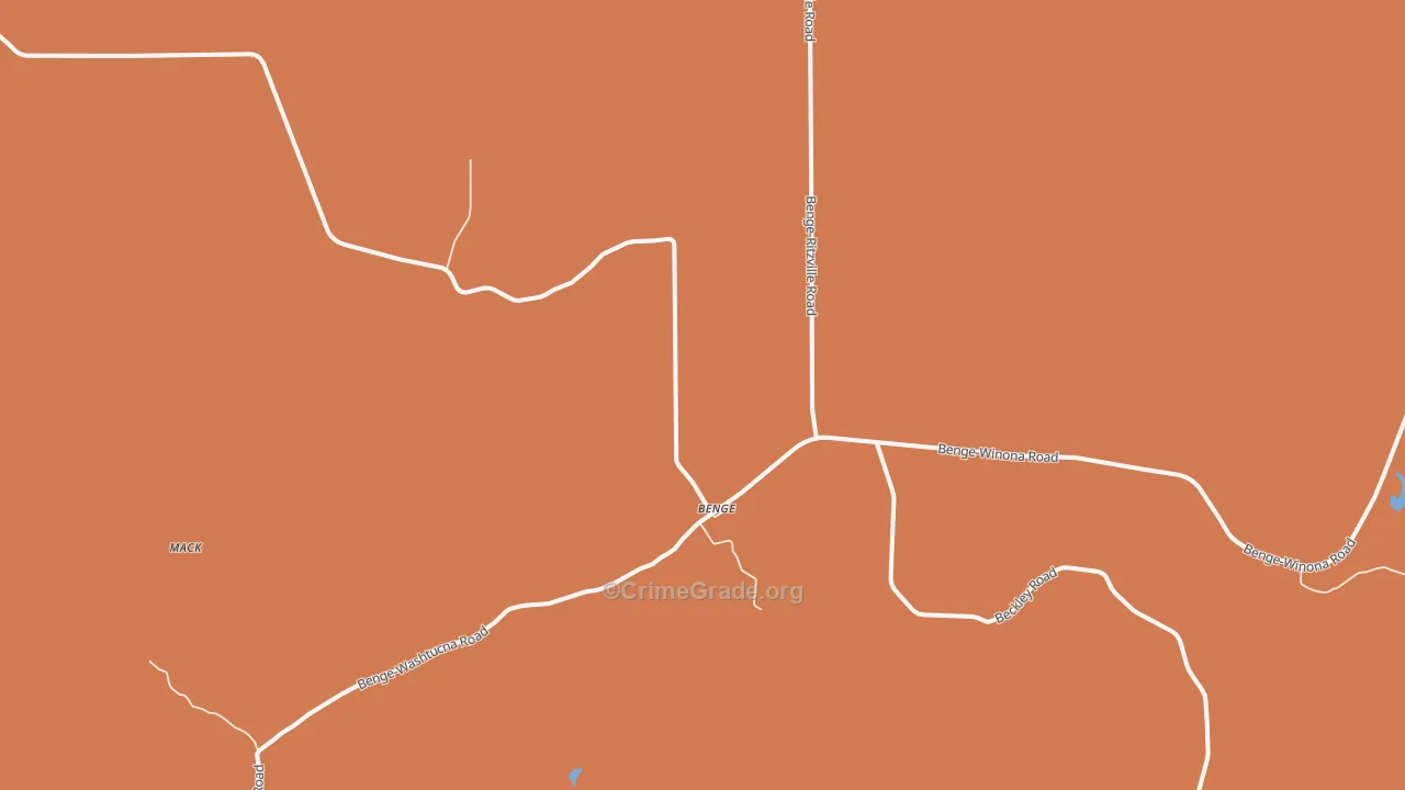 99105, WA Map of Theft Rates