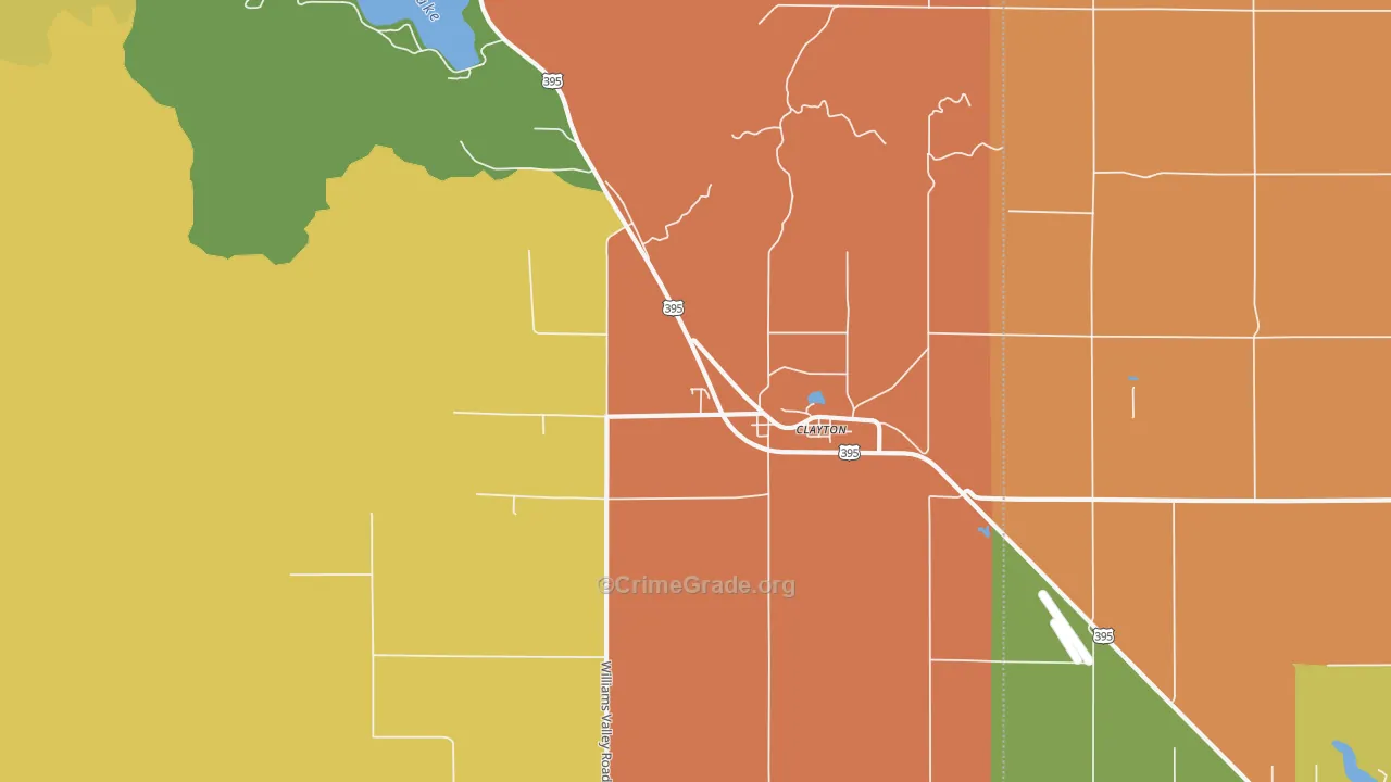 99110, WA Map of Theft Rates