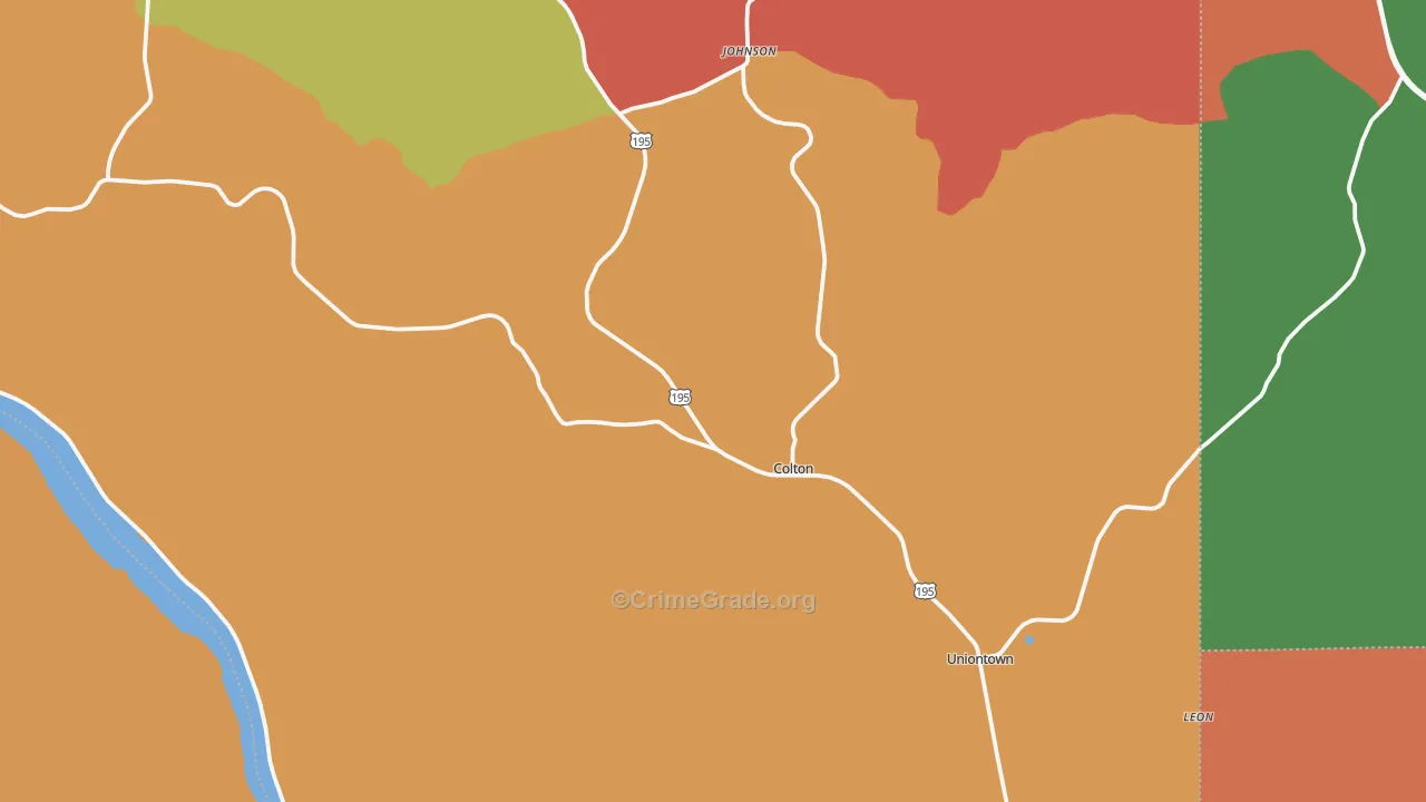 99113, WA Map of Theft Rates
