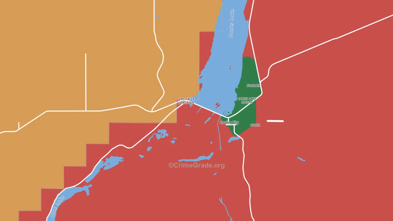 99115, WA Map of Theft Rates