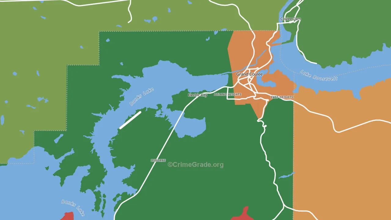 99123, WA Map of Theft Rates