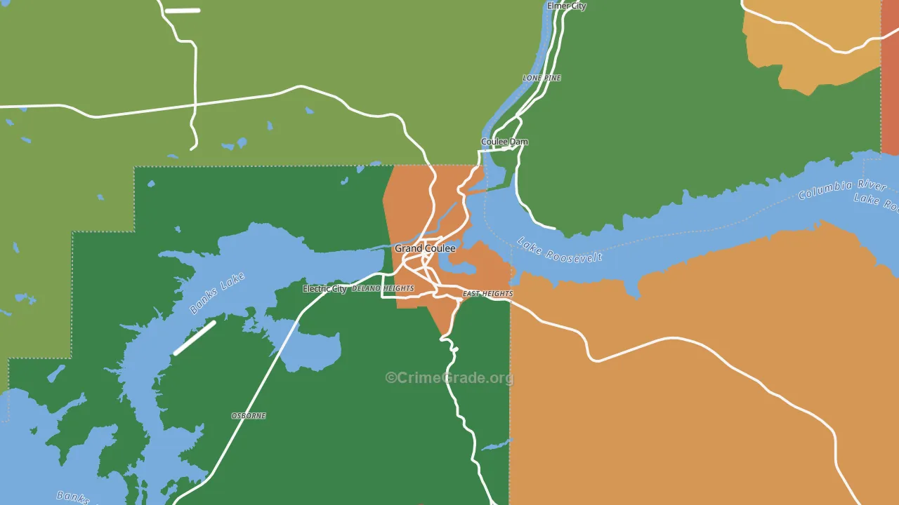 99133, WA Map of Theft Rates