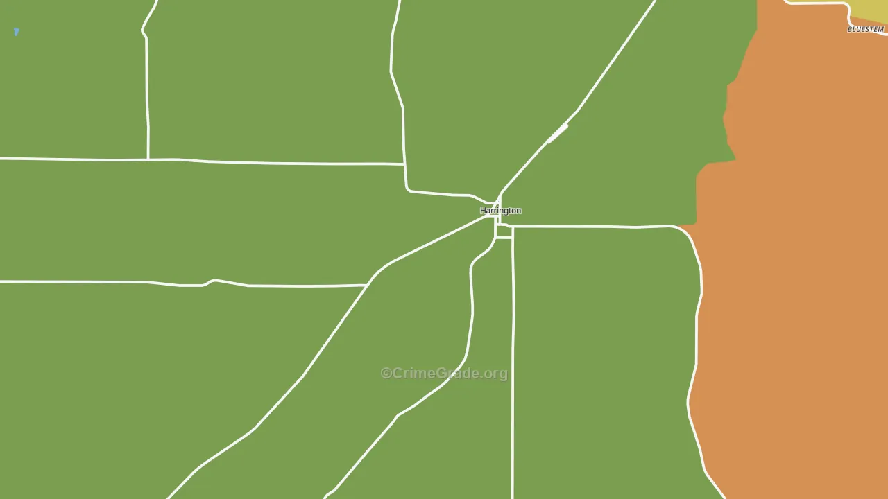 99134, WA Map of Theft Rates