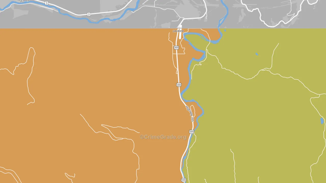 99146, WA Map of Theft Rates