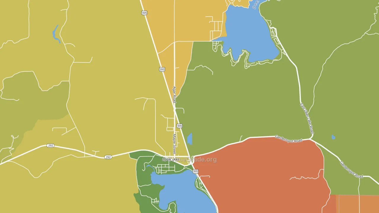 99148, WA Map of Theft Rates
