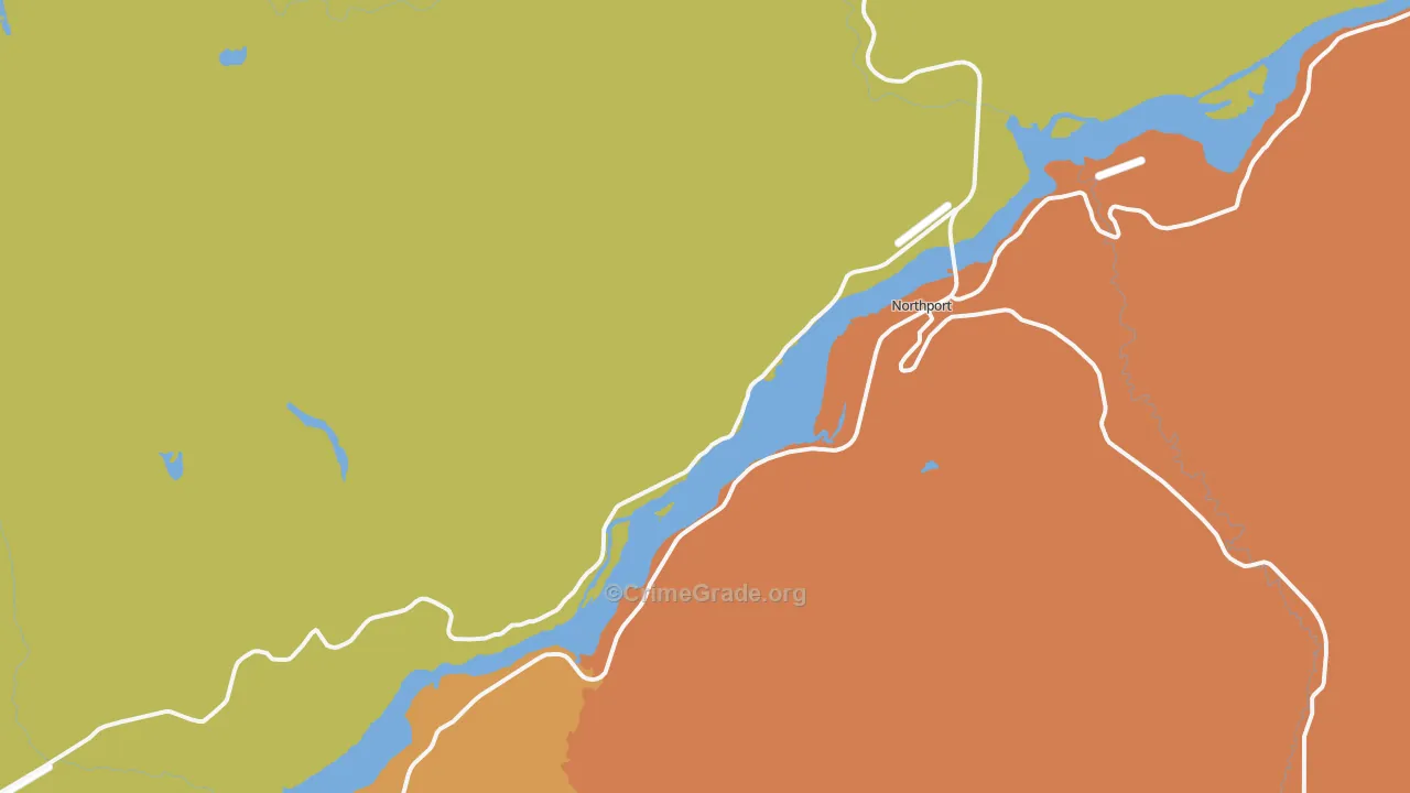 99157, WA Map of Theft Rates