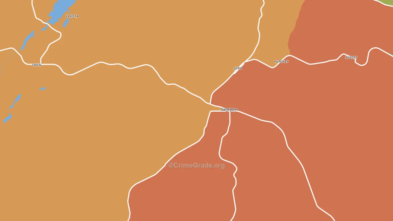 99171, WA Map of Theft Rates