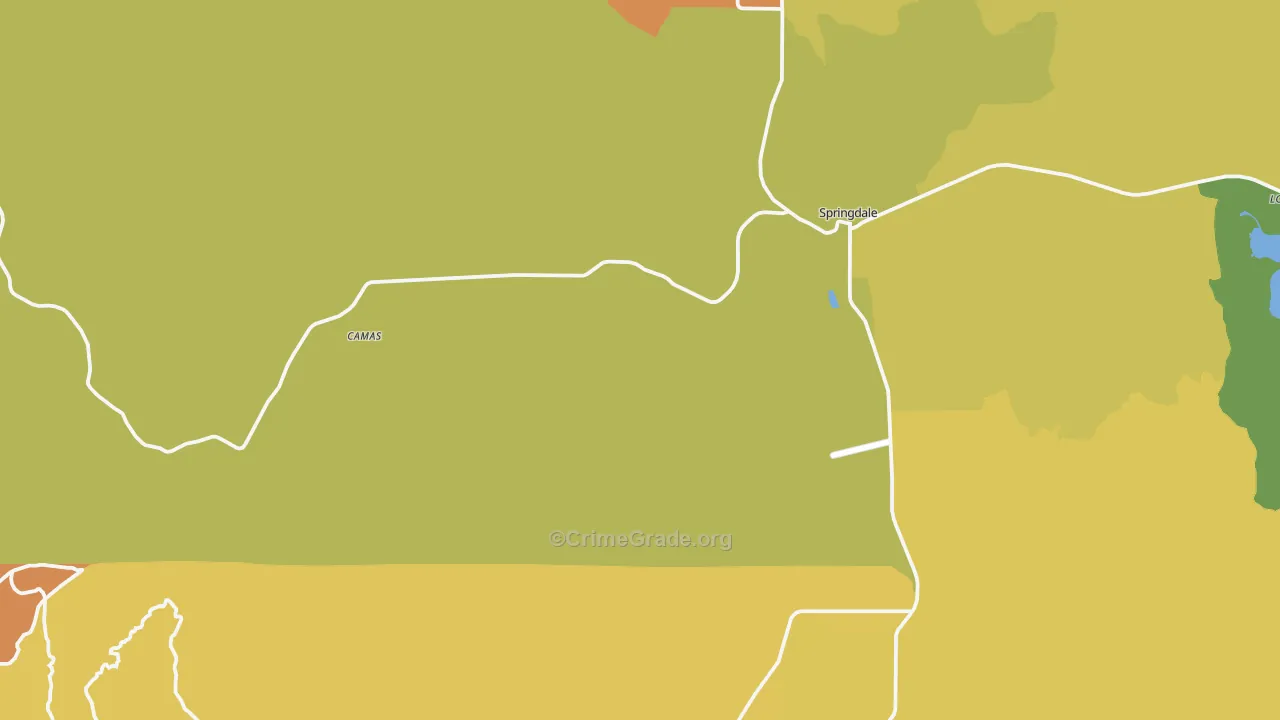 99173, WA Map of Theft Rates