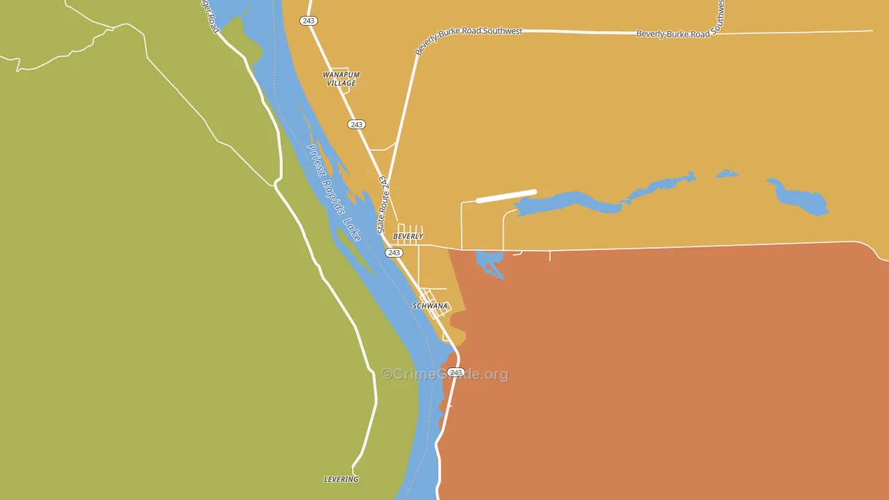 99321, WA Map of Theft Rates