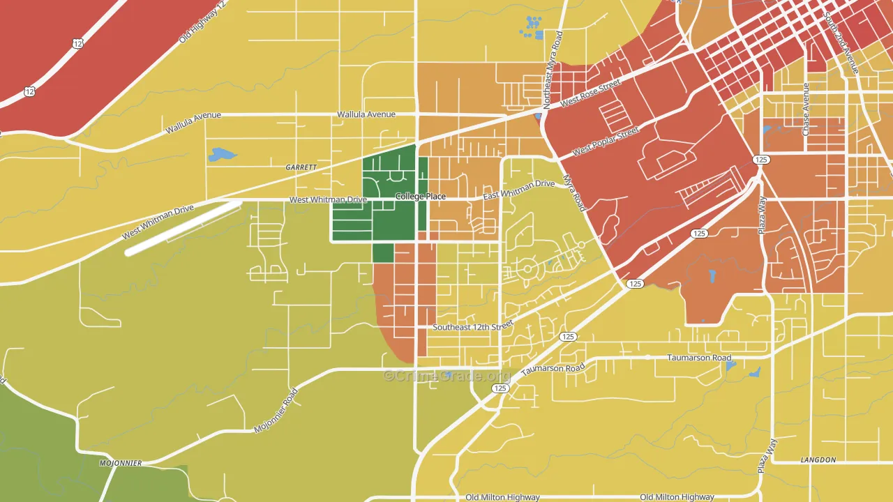 99324, WA Map of Theft Rates
