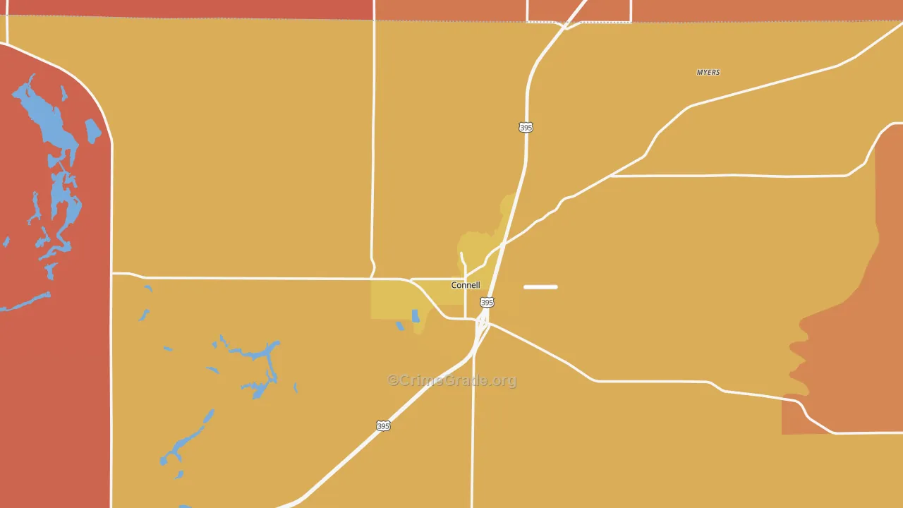 99326, WA Map of Theft Rates