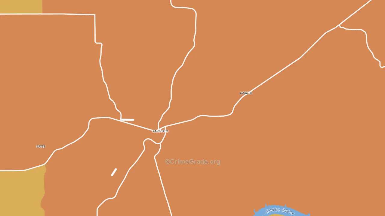 99335, WA Map of Theft Rates
