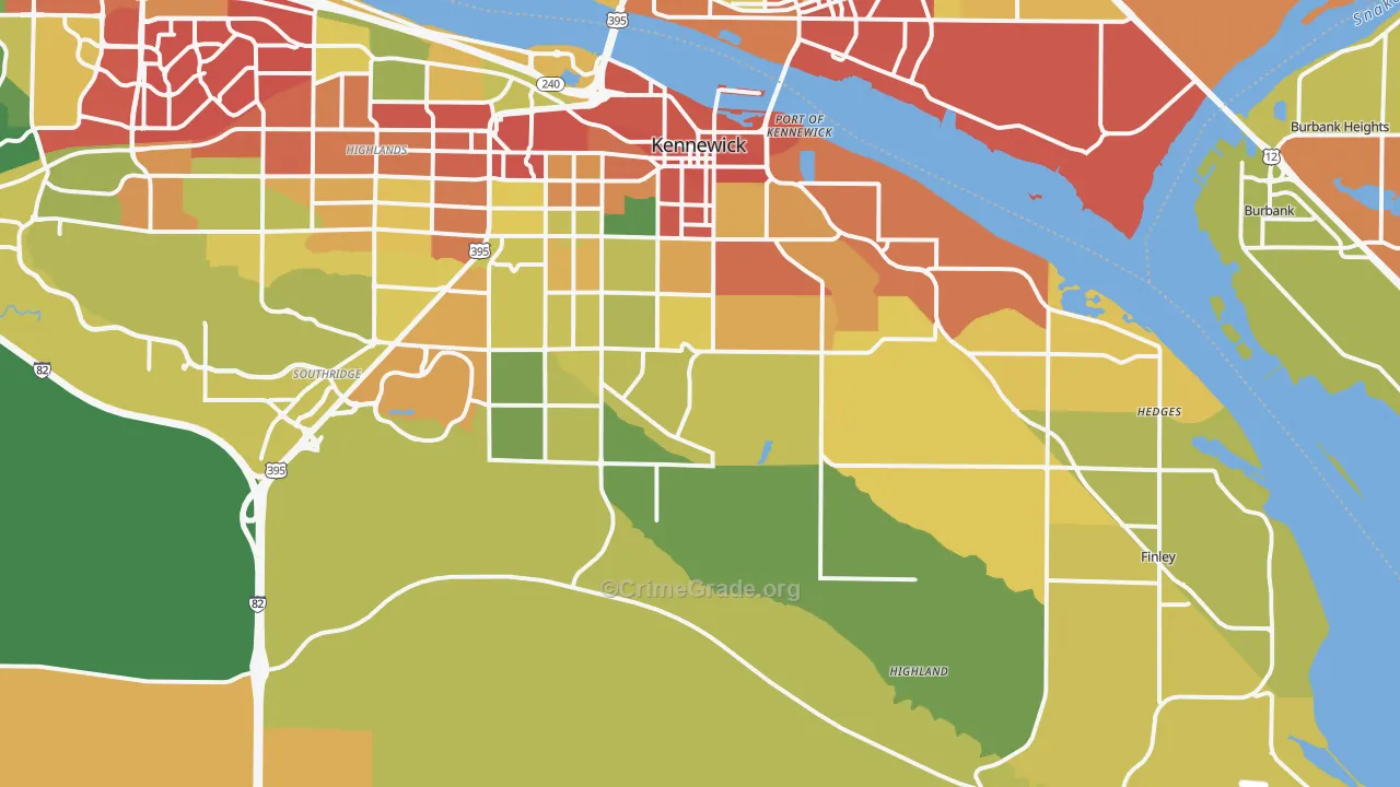 99337, WA Map of Theft Rates
