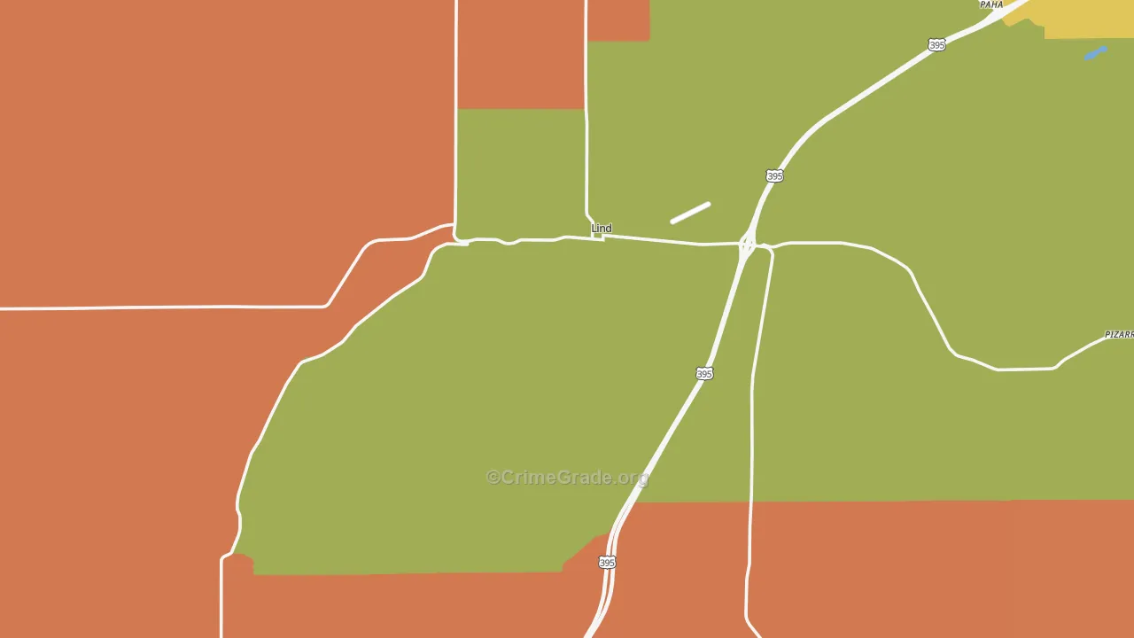 99341, WA Map of Theft Rates