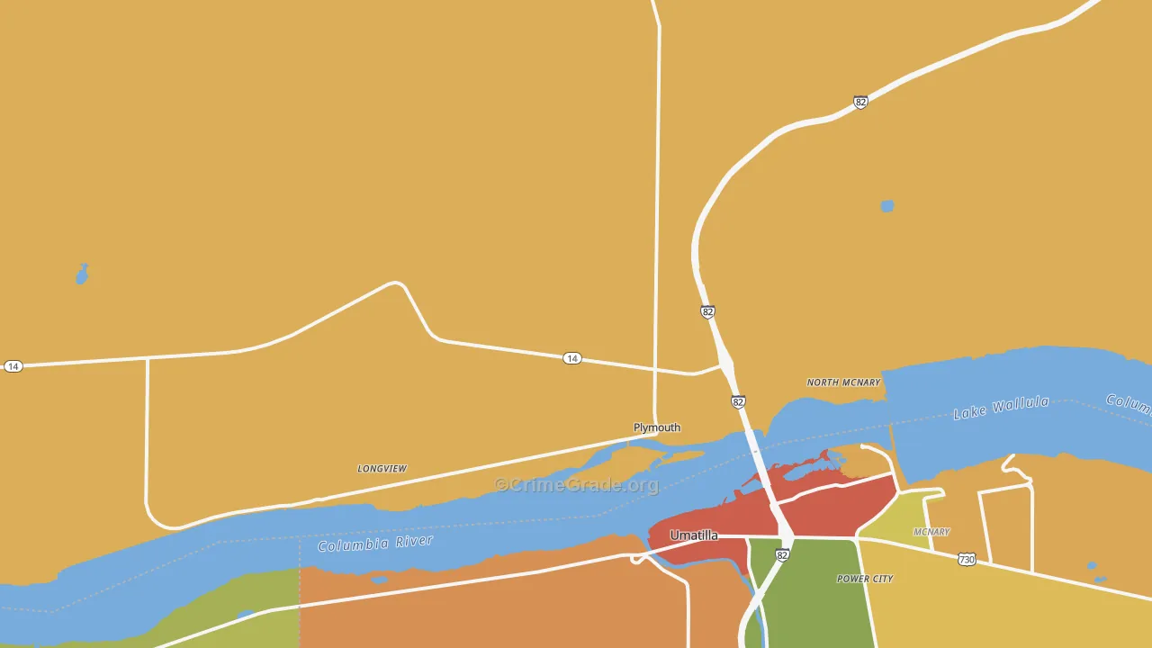 99346, WA Map of Theft Rates