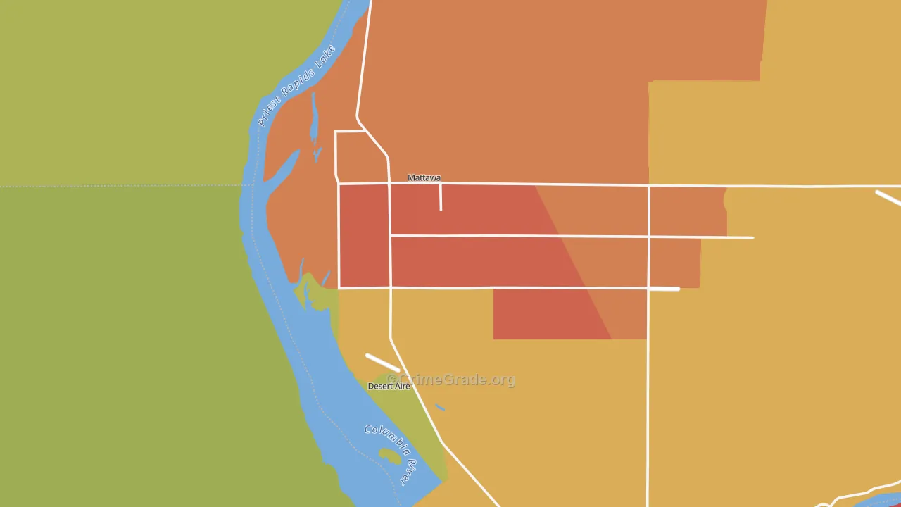 99349, WA Map of Theft Rates