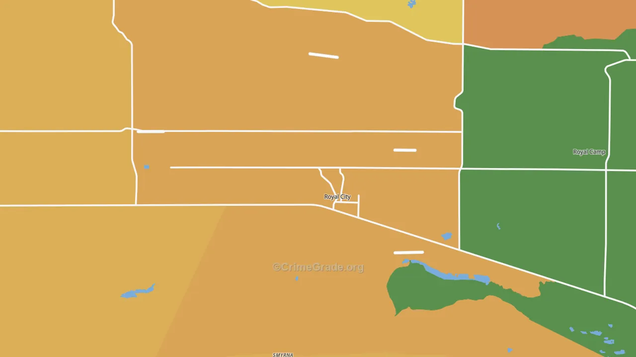 99357, WA Map of Theft Rates