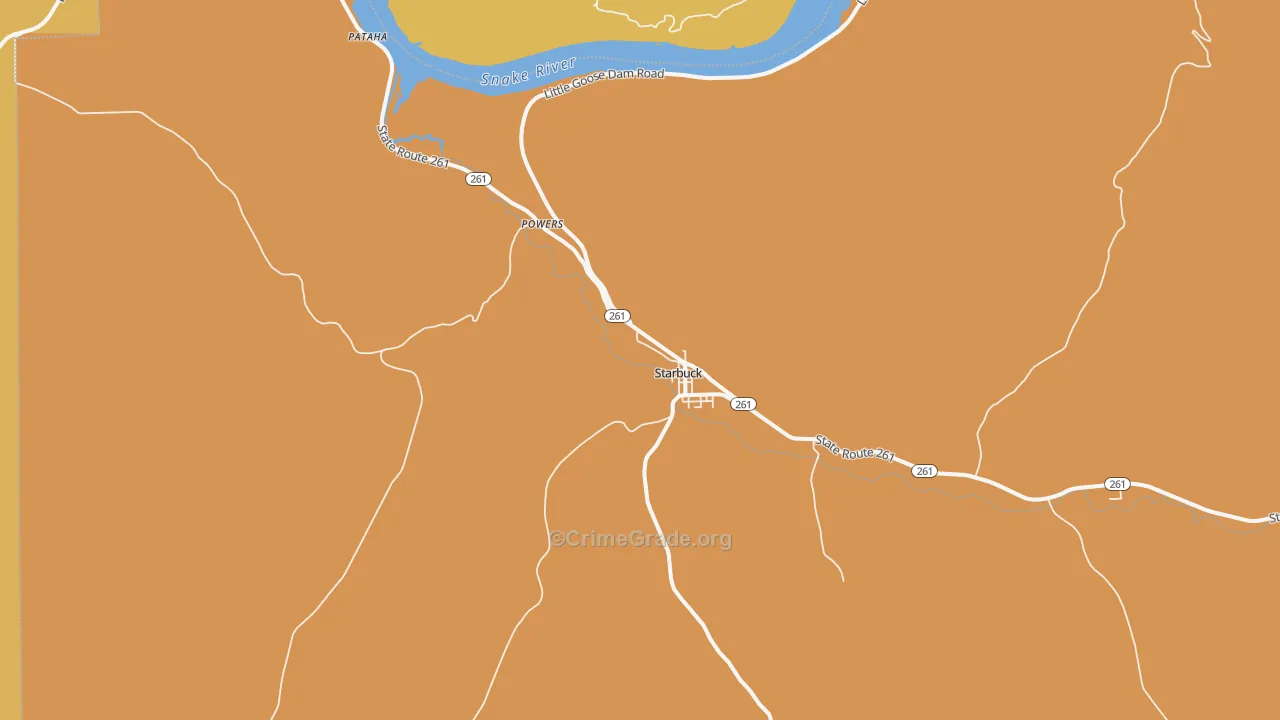 99359, WA Map of Theft Rates