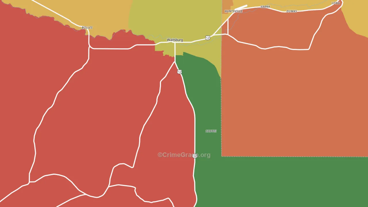 99361, WA Map of Theft Rates