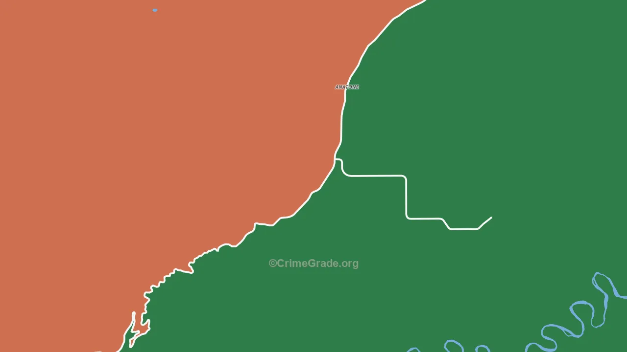 99401, WA Map of Theft Rates