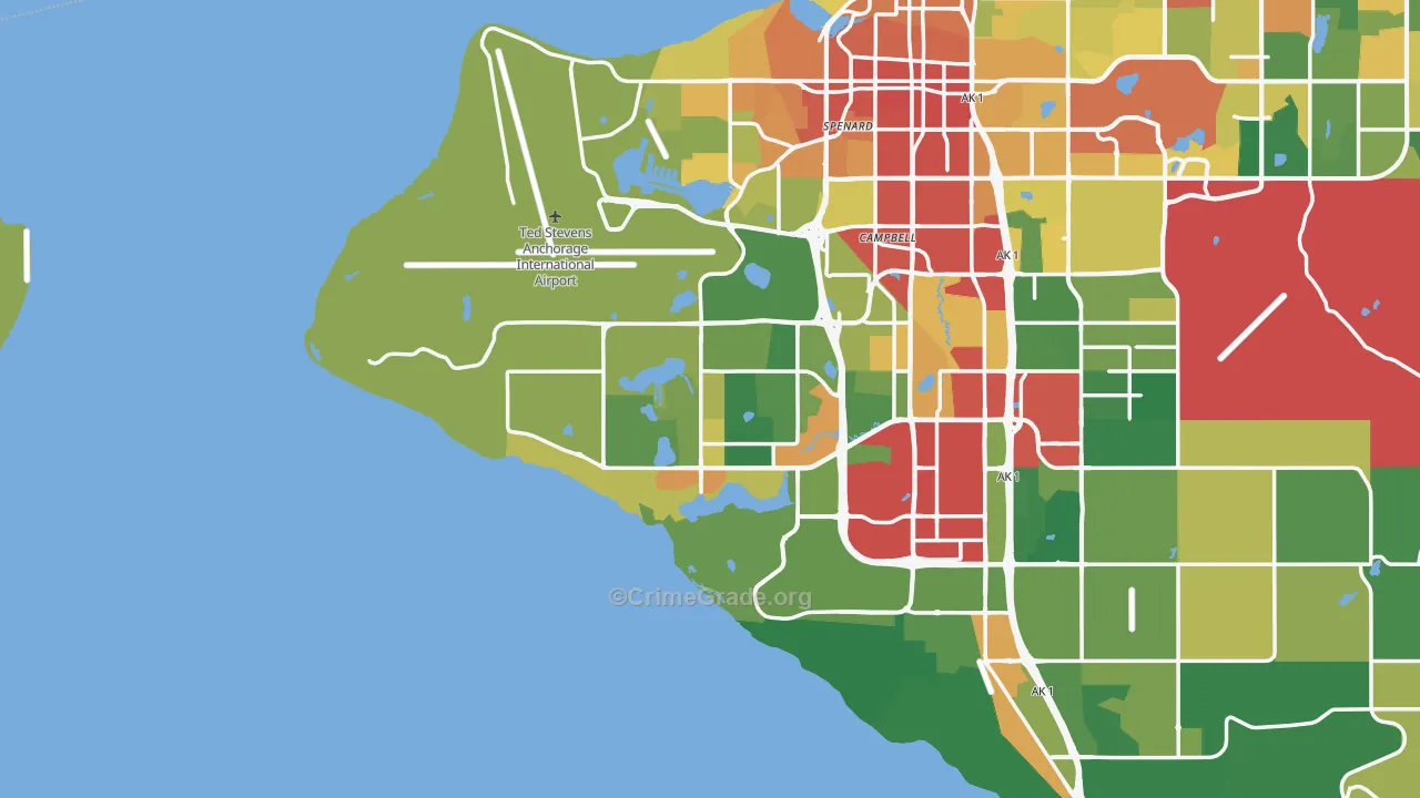 99502, AK Map of Theft Rates