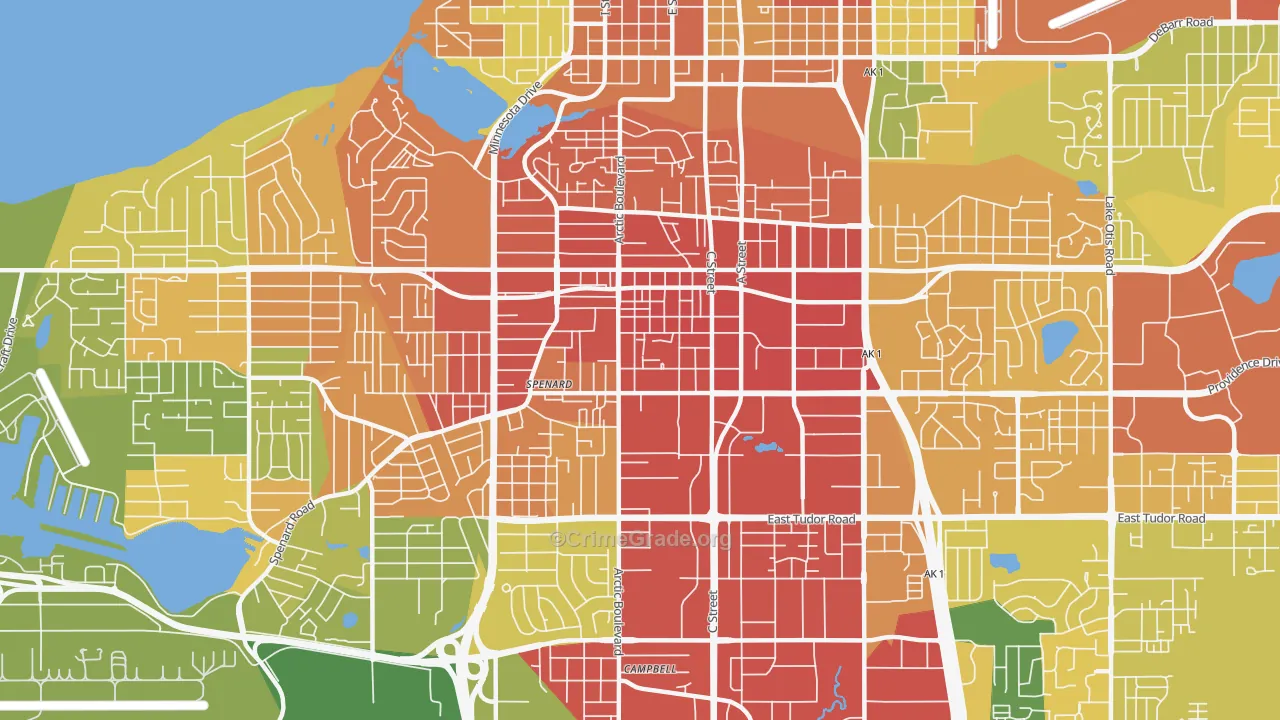 99503, AK Map of Theft Rates