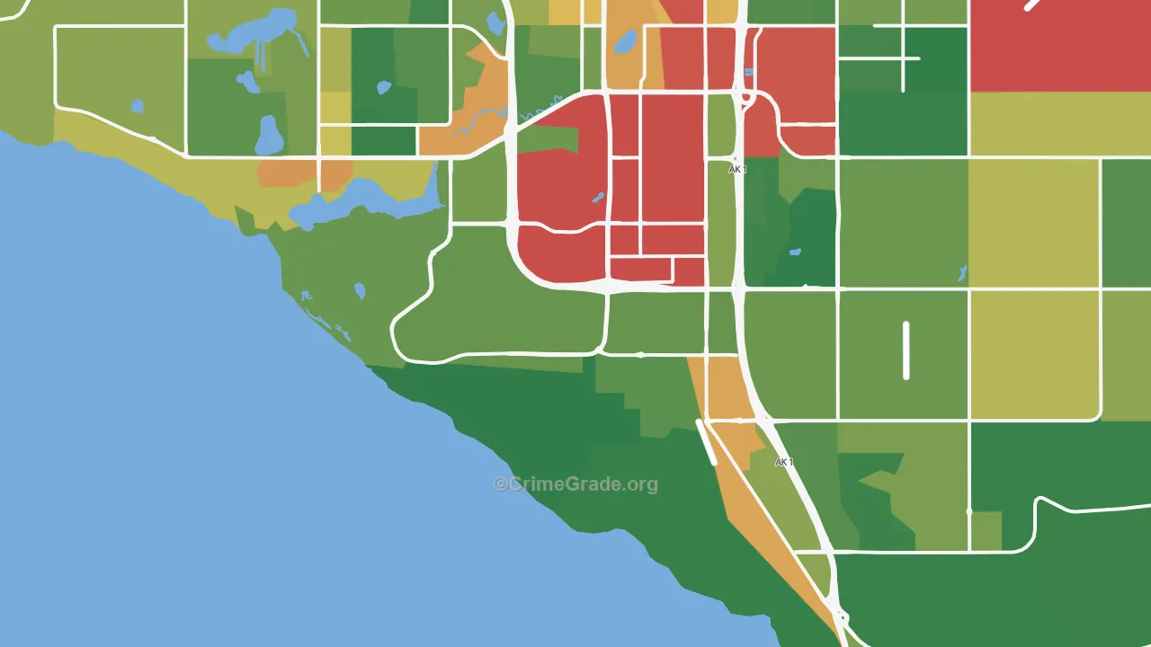 99515, AK Map of Theft Rates