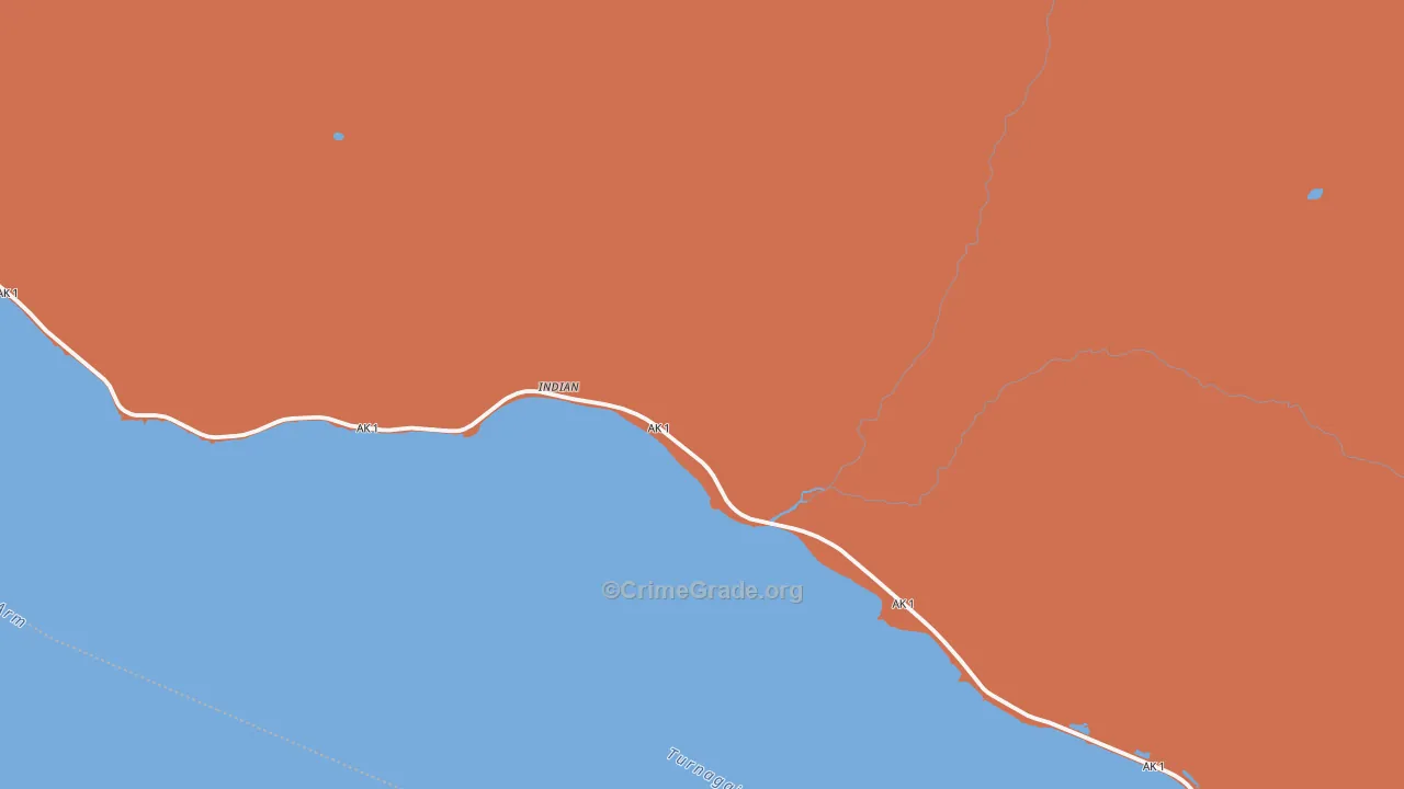 99540, AK Map of Theft Rates