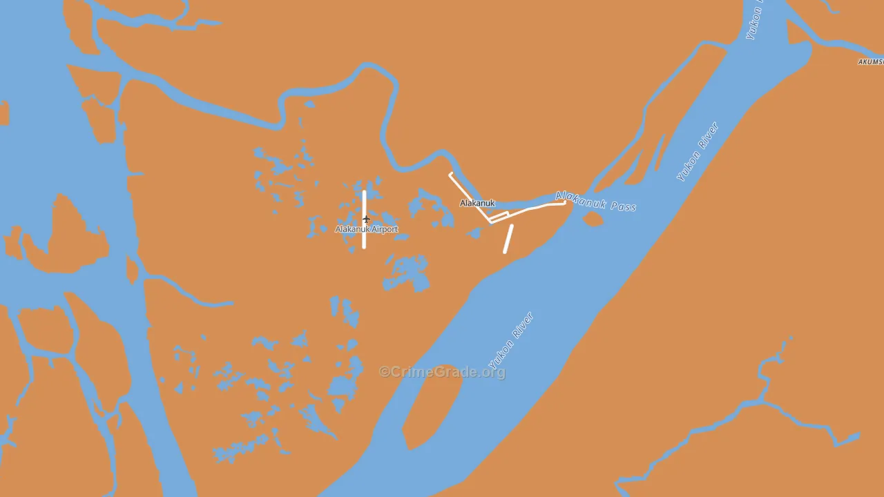 99554, AK Map of Theft Rates