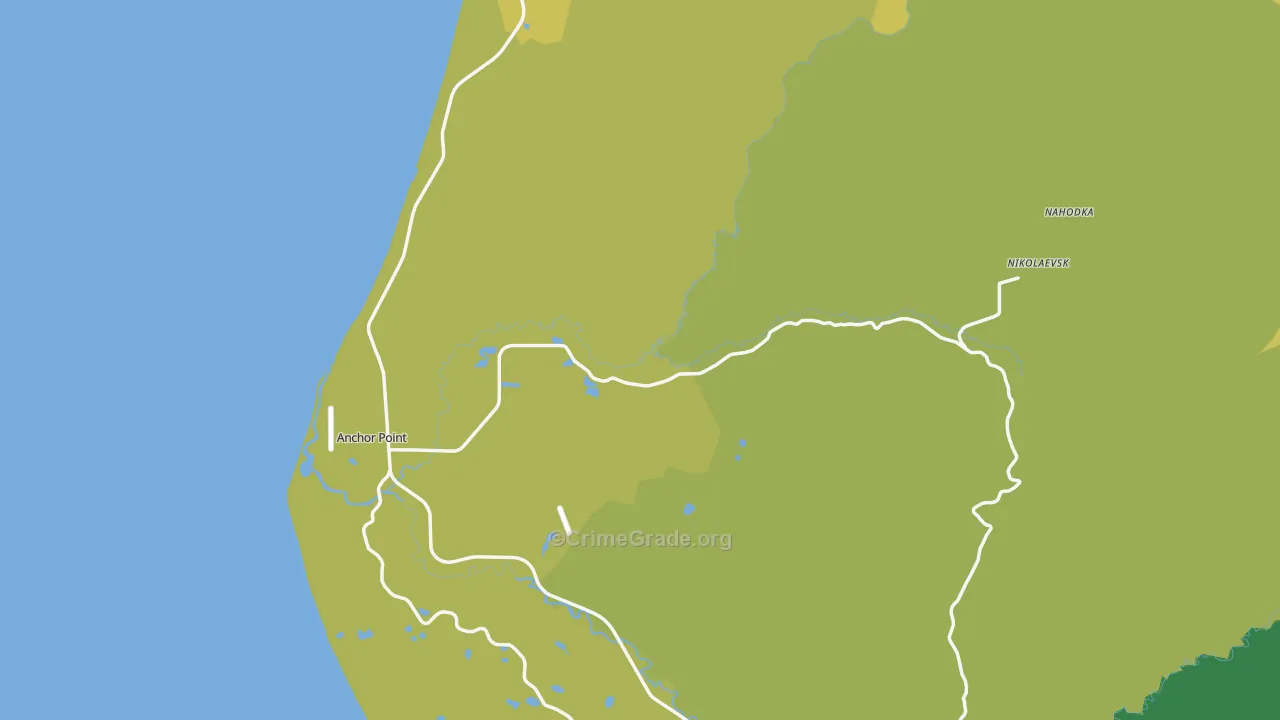 99556, AK Map of Theft Rates