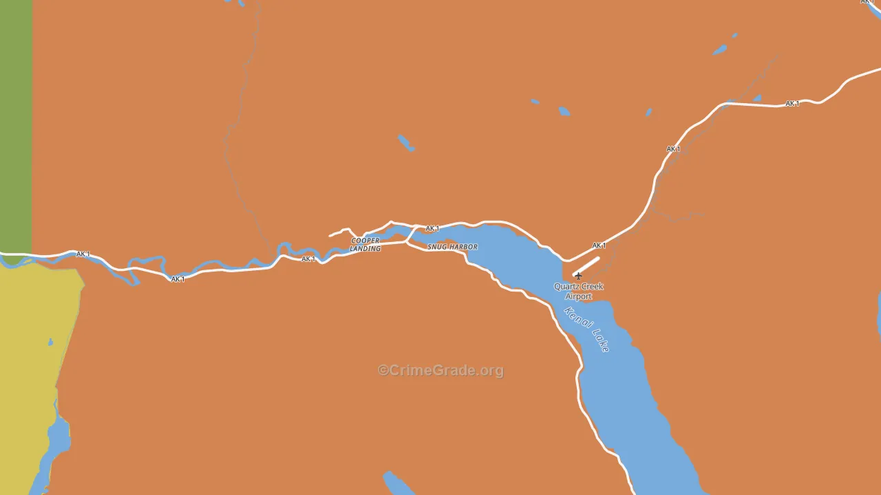 99572, AK Map of Theft Rates