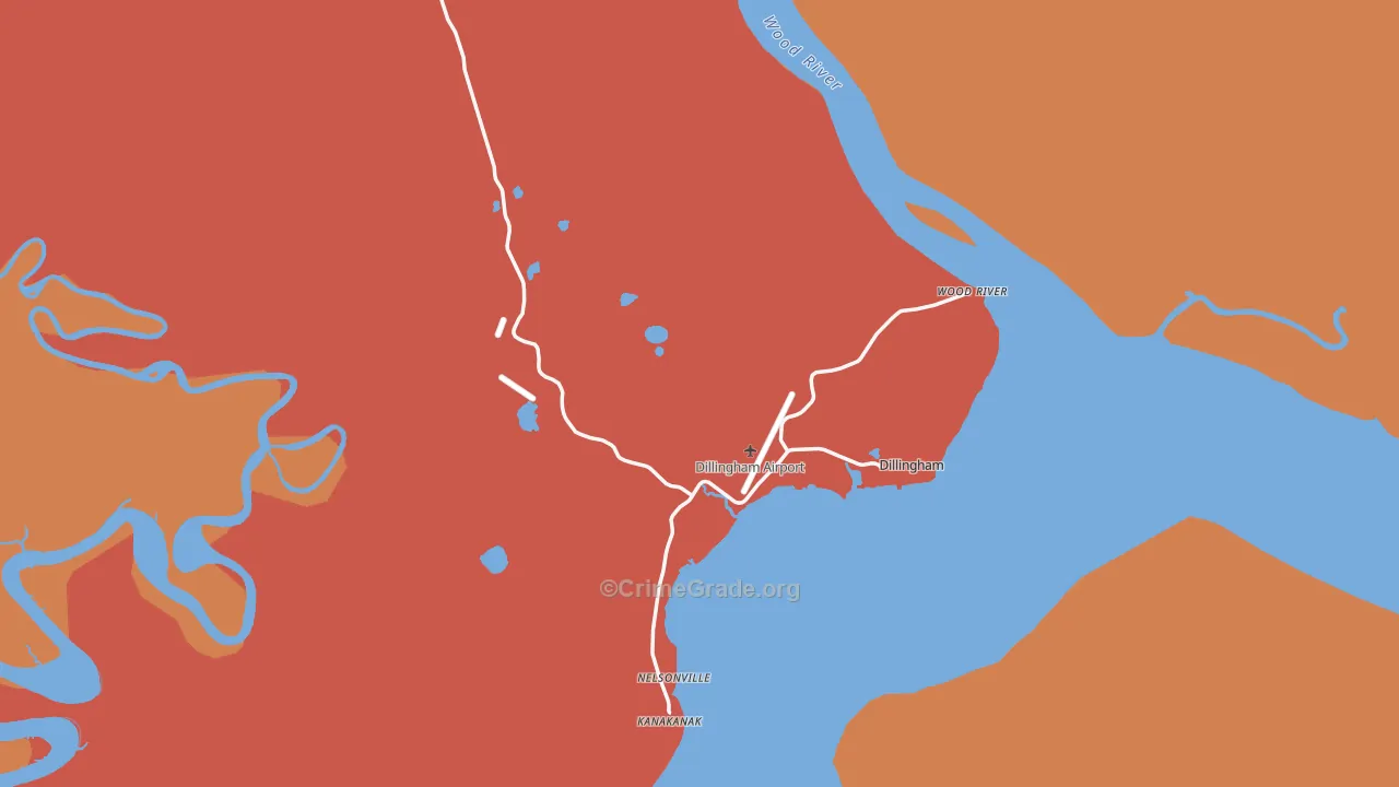 99576, AK Map of Theft Rates