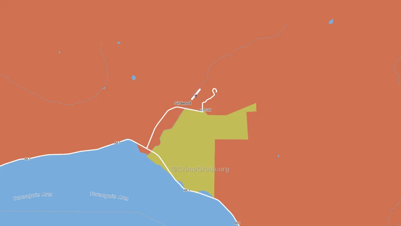 99587, AK Map of Theft Rates